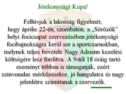 Jótékonysági focis hétvége Gyergyószárhegyen