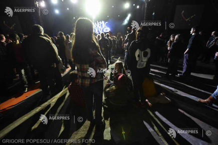 A Csíkszentsimoni Ifjúsági Fúvószenekar koncertje Gyergyószentmiklóson