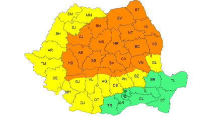Viharos időjárás lesz pénteken az ország nagy részén