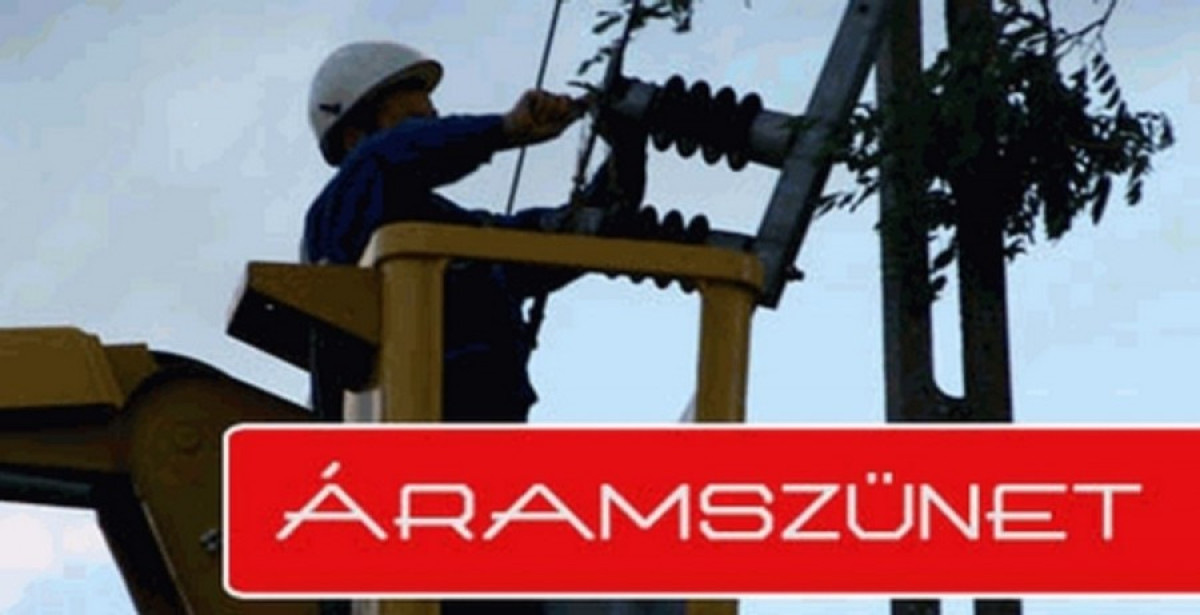Csütörtökön áramszünet várható