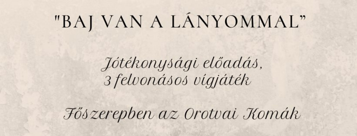 Jótékonysági előadás Gyergyószárhegyen